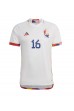 Fotbalové Dres Belgie Thorgan Hazard #16 Venkovní Oblečení MS 2022 Krátký Rukáv